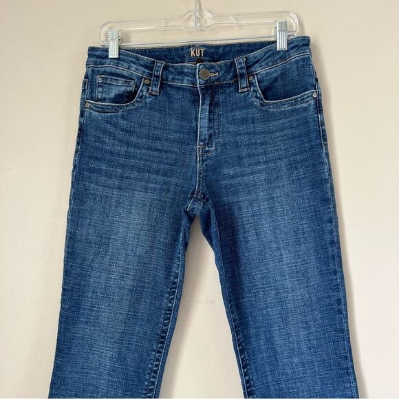 Kut from the Kloth Women's Straight Leg Mid Rise Denim Jeans SP333MA2 SZ 8 - Picture 3 of 14